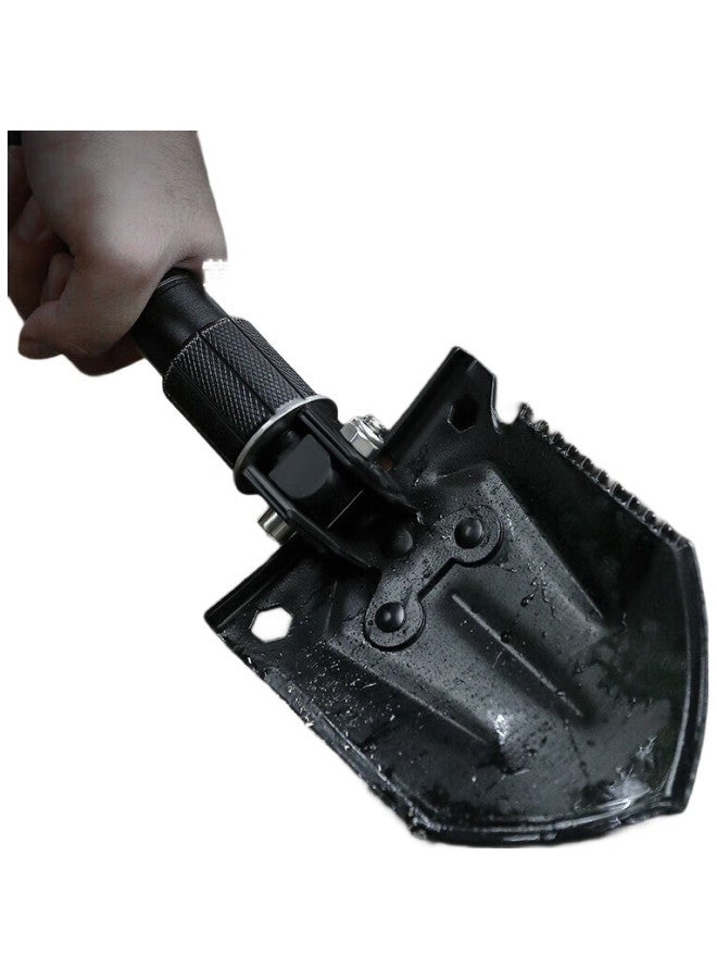 JD.com Jd Jingzao Folding Multi-Functional Outdoor Shovel, Mini Car-Mounted Equipment, Fishing Iron Shovel, Manganese Steel Snow Shovel - Image 3