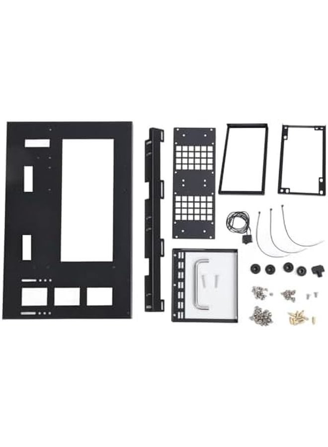 Steel ATX M ATX ITX Open Frame PC Case with Handle Supports 360mm Cooler - Image 2