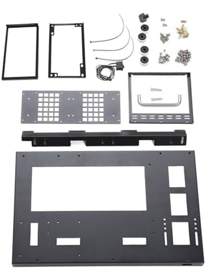 Steel ATX M ATX ITX Open Frame PC Case with Handle Supports 360mm Cooler - Image 3