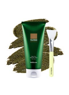 Wellderma WELLDERMA Tea Tree Herb Tox Peeling Mask 507ozPore Tightening Purifying and exfoliatingNourshing HydratingSebum ContrilRadint Dead Skin RemovalSoothing  All Skin Typeskorea Mask 