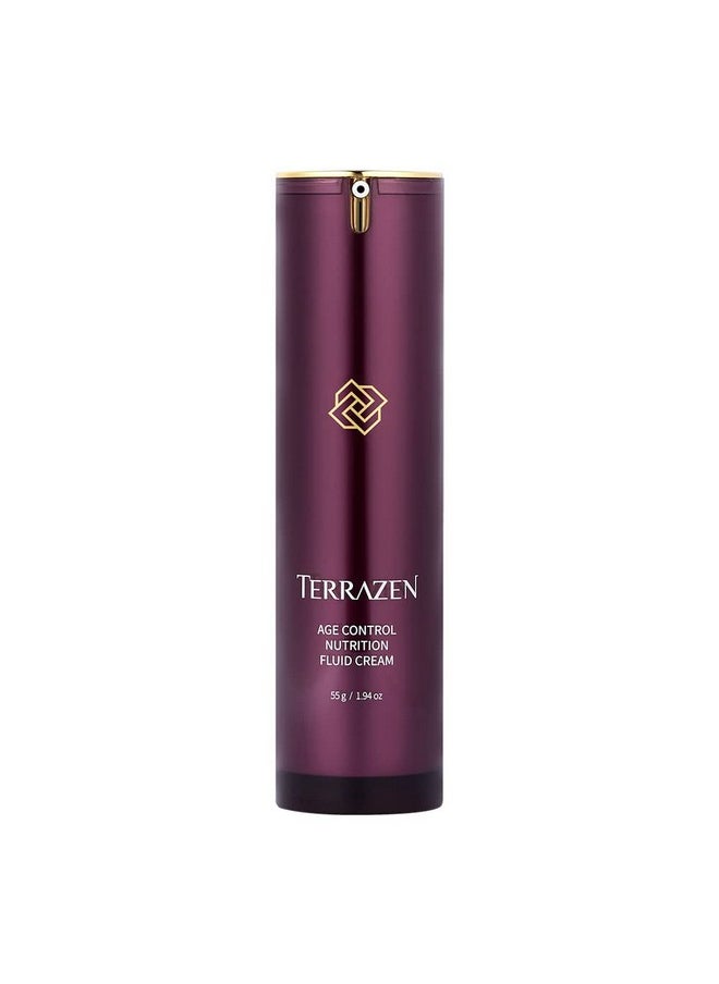 Terrazen - Age Control Nutrition Fluid Cream 1.9 Fl.Oz.(55G) Age Control Soft Fluid Cream Restores Inner Density Creates Smooth Texture Beautiful Radiance - Image 1