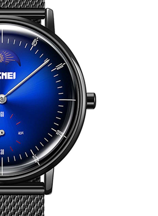 Men's New Creative Moon Phase Quartz Waterproof WristWatch 5429DBU - Image 5