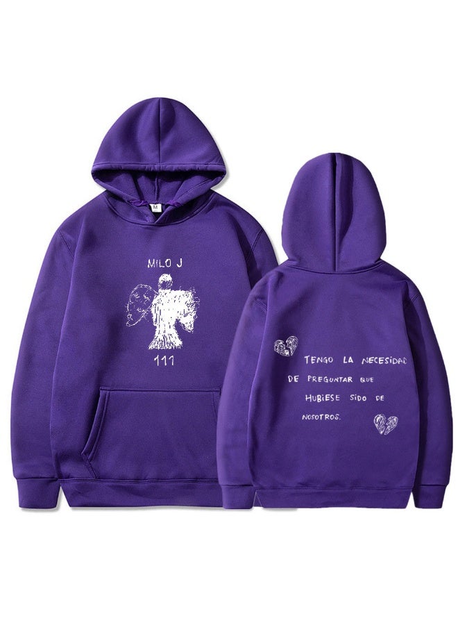 NIBEMINENT Milo J Hooded Sweatshirt - Unisex Loose Fit Polyester Pullover for Sports and Leisure - Image 1