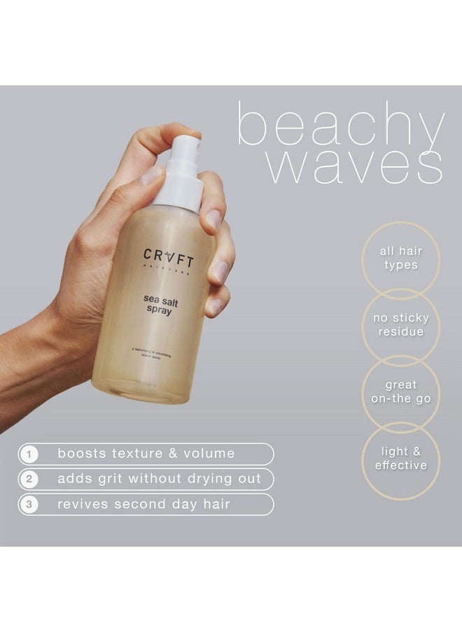 Hair Craft Co. CRVFT Sea Salt Spray for Women | Sea Salt Spray for Hair | Hair Texture Spray | Volume & Texture for All Hair Types | Scented (6.76oz)  - Image 2