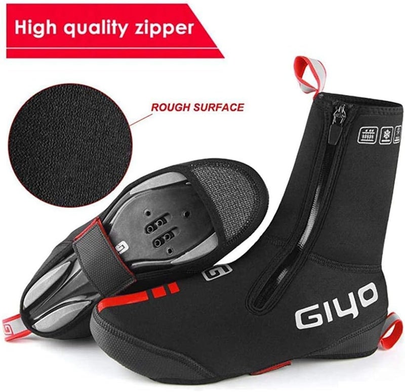 BNVB GIYO Cycling Shoes Covers, S-XXXL Neoprene Waterproof and WinterProof Bike Cycling Overshoes for Men Women Road Mountain Bike Booties… - Image 2