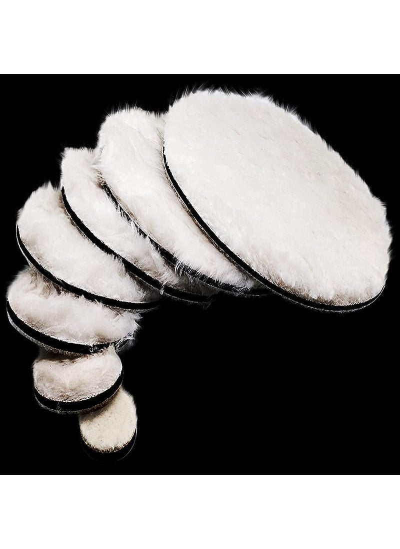 DIY Crafts DIY Crafts 1 Pc 3inch Wool Fur Felt Pad Only Only Fur Wool Felt Polishing Pads For Sponge Woolen Pad Polishing Waxing Buffing Auto Drill Adapter Car Care Cle 1 Pc 3inch Wool Fur Felt Pad Only  - Image 4