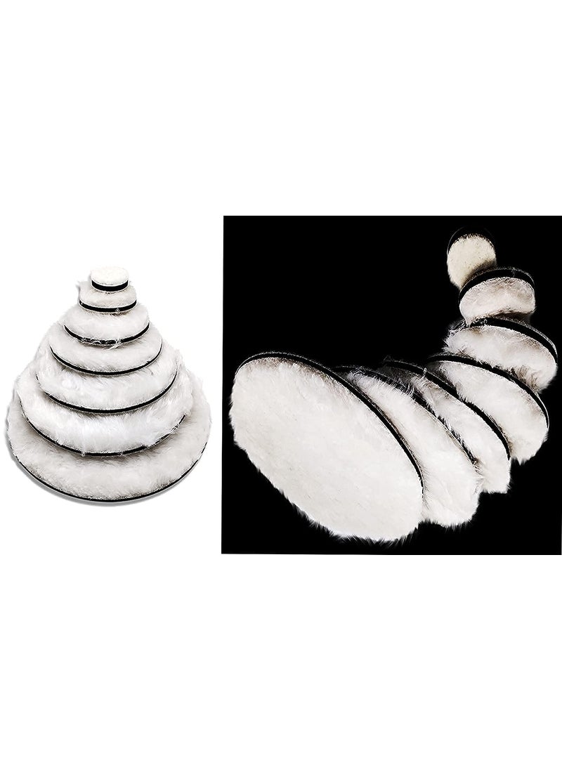 DIY Crafts DIY Crafts 1 Pc 3inch Wool Fur Felt Pad Only Only Fur Wool Felt Polishing Pads For Sponge Woolen Pad Polishing Waxing Buffing Auto Drill Adapter Car Care Cle 1 Pc 3inch Wool Fur Felt Pad Only  - Image 3