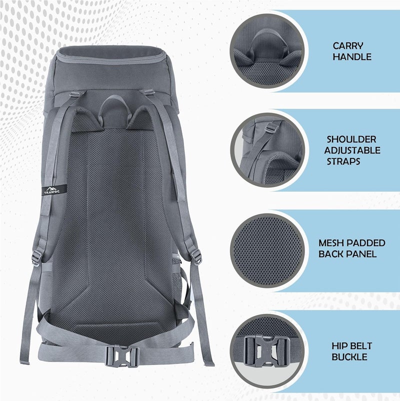 TRAWOC IGNITE 50L Travel Backpack - Image 3