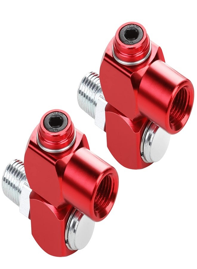 Hromee 1/4 Inch NPT 360 Degree Swivel Air Hose Connector, 1/4” Industrial Air Fittings and Pneumatic Tool Adapter 2 Pack - Image 1