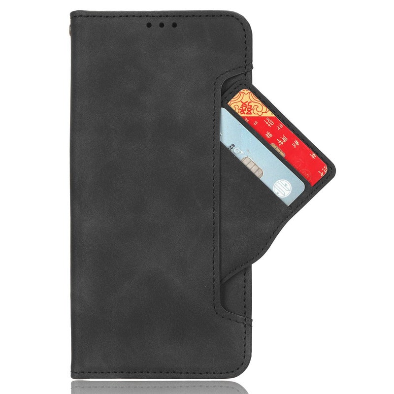 HuHa Case Cover For vivo T4 5G / iQOO Z10 5G Global Skin Feel Calf Texture Card Slots Leather Phone Case(Black) - Image 5