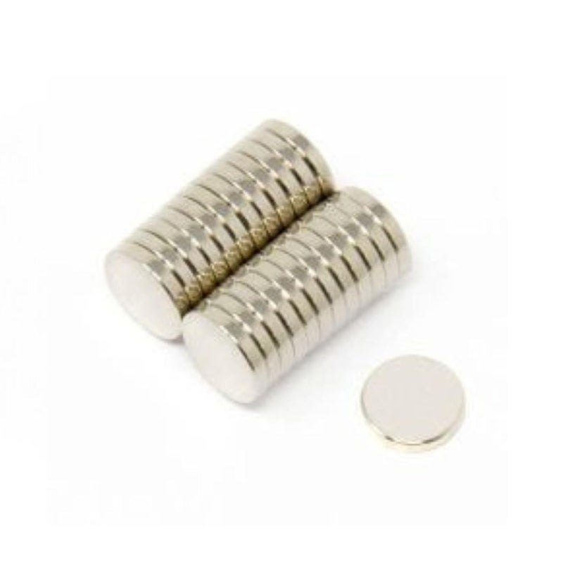 مغناطيس Magnet Expert® بقطر 6 مم وسمك 1 مم من نوع N42 النيوديميومي - قوة شد 0.35 كجم (عبوة تحتوي على 20 قطعة)
