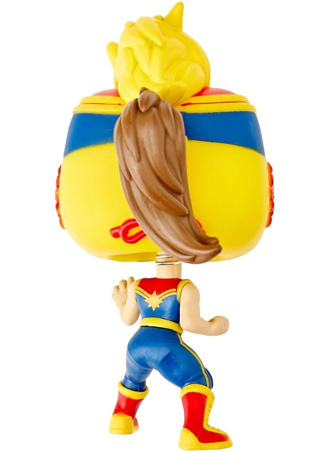 Funko Funko POP Marvel: Luchadores - Captain Marvel, Multicolor, Standard  - Image 3