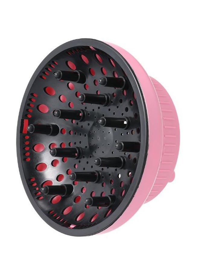 NIBEMINENT Adjustable Blow Hair Dryer Diffuser Pink/Black - Image 1