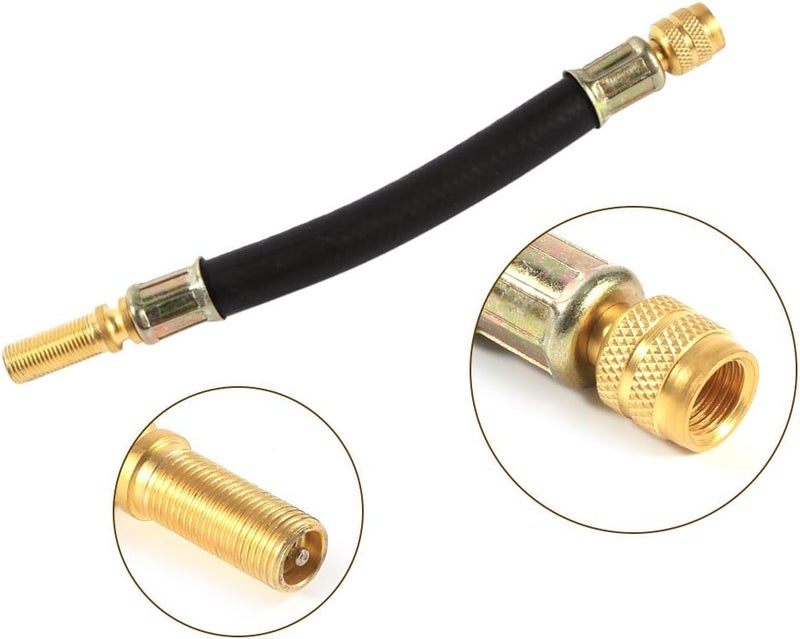 4x Tyre Valve Extension with Clamps for Trucks and Buses - Image 4