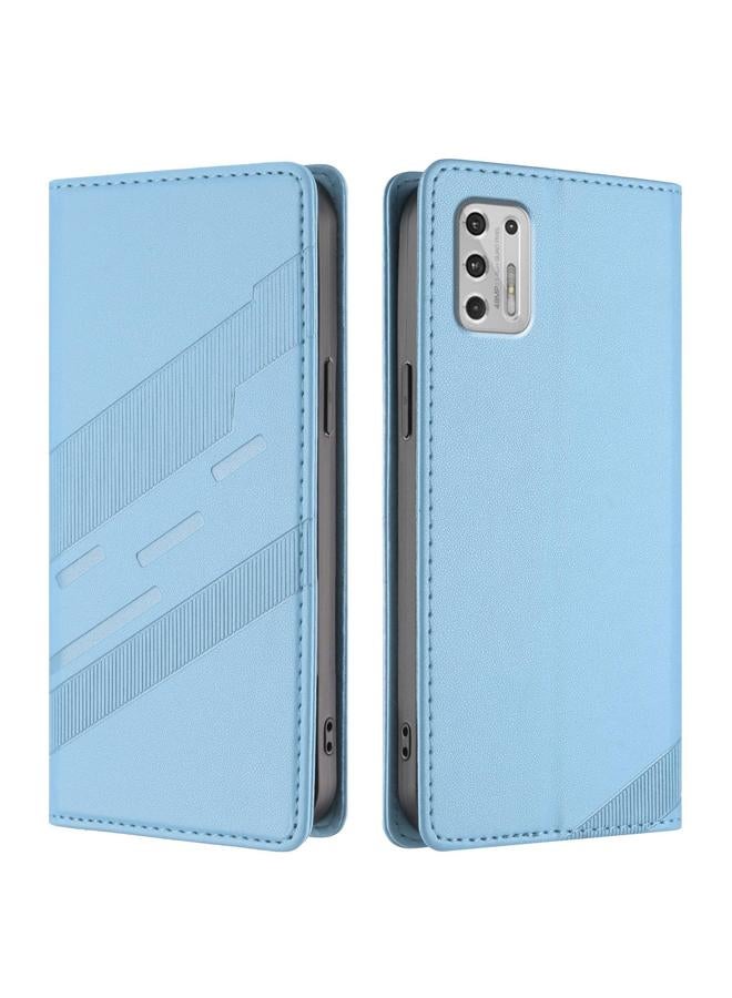 اس-توب جراب لهاتف Motorola Moto G Stylus 4G 2021، جراب هاتف جلدي عتيق متعدد الوظائف منقوش - Image 2