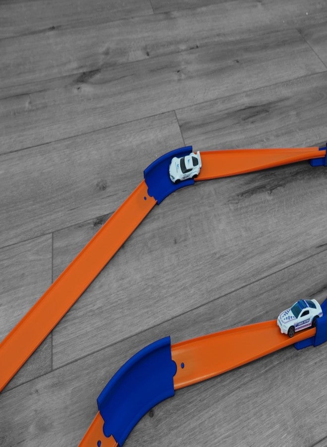 TechConnext High Speed 45 Degree Turn Track Connectors - Compatible with Hot Wheels Track and 1/64 Scale Cars, Eco Friendly, Made in USA - Image 2