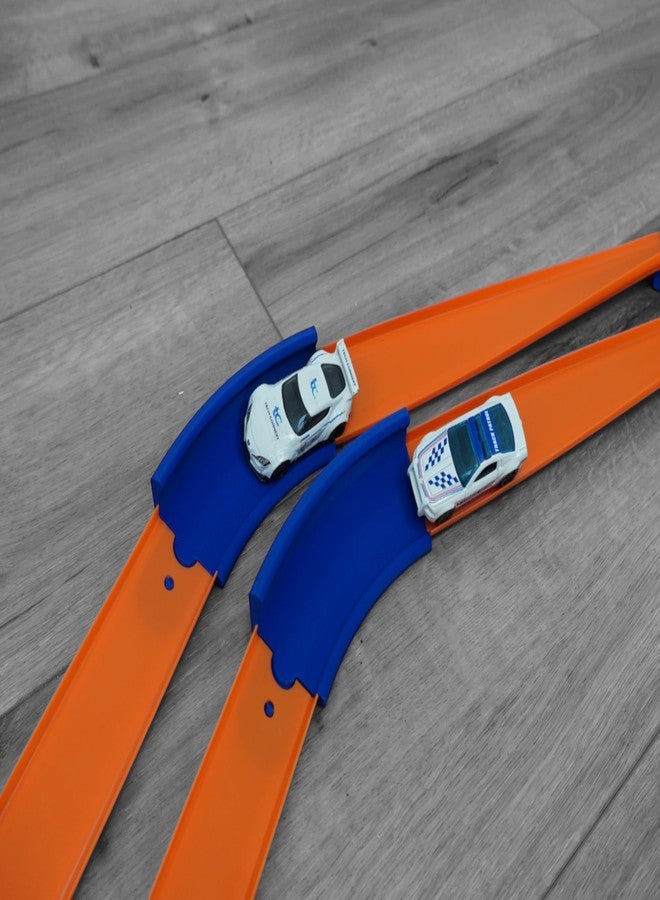 TechConnext High Speed 45 Degree Turn Track Connectors - Compatible with Hot Wheels Track and 1/64 Scale Cars, Eco Friendly, Made in USA - Image 3