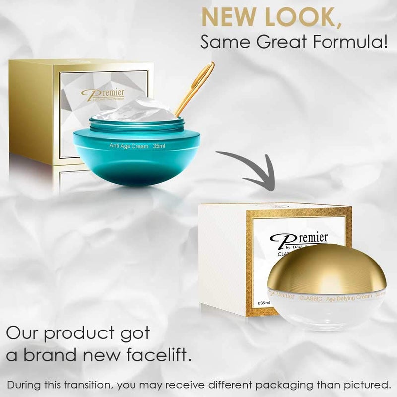 Premier Dead Sea Classic Age Defying Anti Age Cream, Reduce wrinkles, multiple award winning cream, soft, light, quick absorbing, non tacky anti wrinkle age defying 1.25fl.oz - Image 4