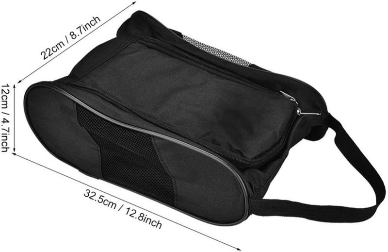 cheekyglo Portable Golf Shoes Case Breathable Golf Shoe Carrier Bag Proof Sports Shoe Storage Organiser for Golf Accessories - Image 5