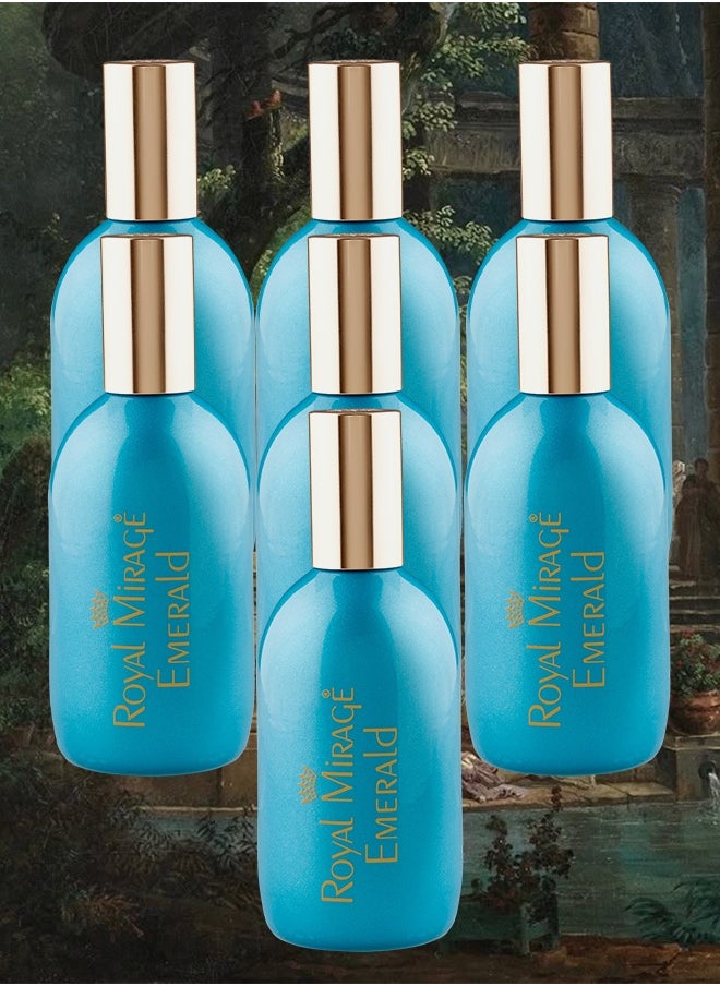 ROYAL MIRAGE 7 Pieces Royal Mirage Emerald Perfume For Unisex 120ml EDC  - Image 1