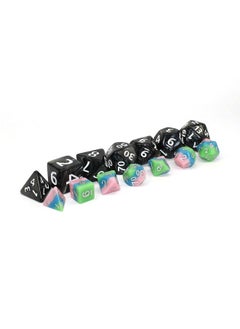 HD Dice DND Dice Set 25mm RPG Dice for Dungeons and Dragons DD Pathfinder MTG Role Playing Dice Giant Black Polyhedral Dice with Dice Bag  - Image 5
