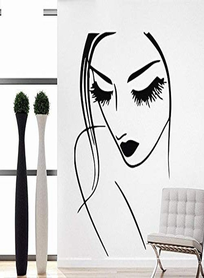 ARWY® Salon Wall Stickers Wall Decal Beauty Salon Manicure Nail Salon Cosmetics Shop Vinyl Sticker for Home Decoration(58X58 cm)