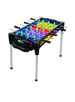 Ambassador 27" (68.5cm) 2-in-1 Reversible Football (Foosball/Soccer) & Hover Puck Air Hockey Table Neon Version  - Image 3