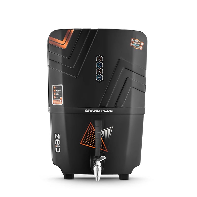 GRAND PLUS 12 L Water Purifier With RO UV UF TDS ALK Copper 7 Layer Protection For Home Fully Automatic Made in India 1 Year Warranty - Image 1
