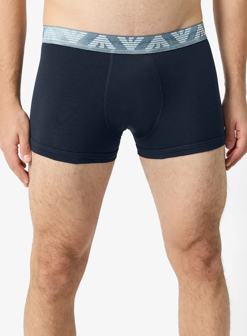 امبوريو ارماني مجموعة سروال داخلي بشعار الماركة - مكونة من 3 قطع