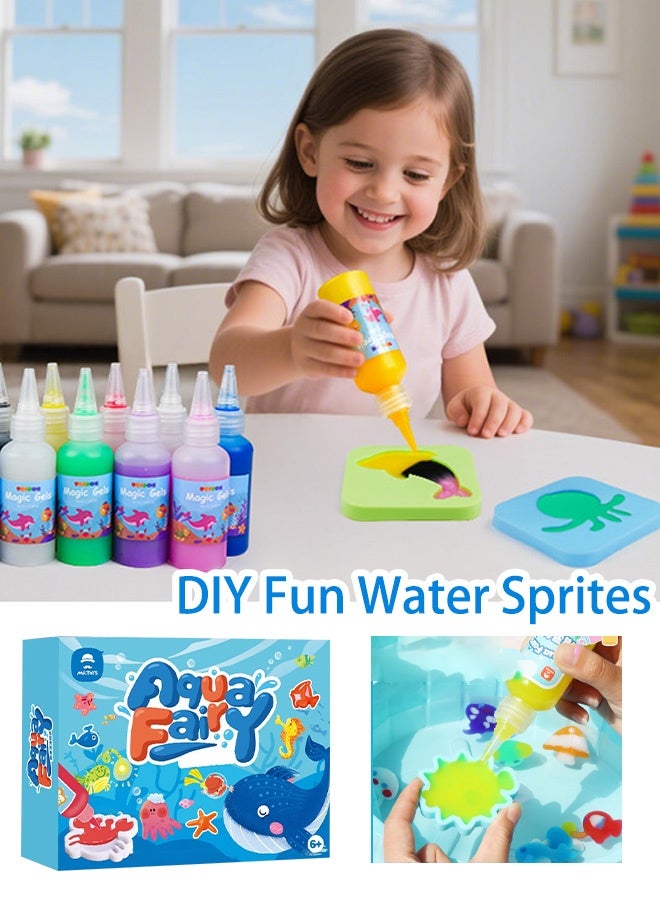 Mr. Toy Children's Magic Water Elf Toy Water Baby Magical Magic Handmade DIY Production Material Set  DIY Maker kit  Jelly Sea Animal Creature, Sensory Bin Set, Toys for 3+Year Old Boys Girls, Party Favors, Goodie Bags Fillers, Birthday Day Gifts and Prize - Image 1