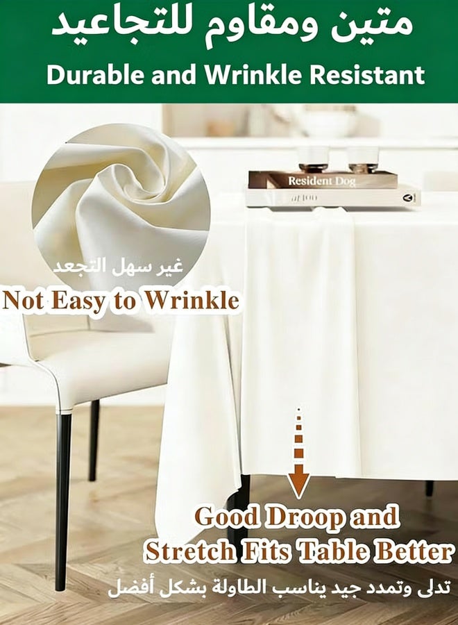 أنمي مفارش الموائد, 140*200 سنتيمتر مفرش طاولة مقاوم للماء ، التجاعيد مقاومة مفارش المائدة المياه والنفط مقاومة مكتب غطاء لغرفة الطعام - Image 3