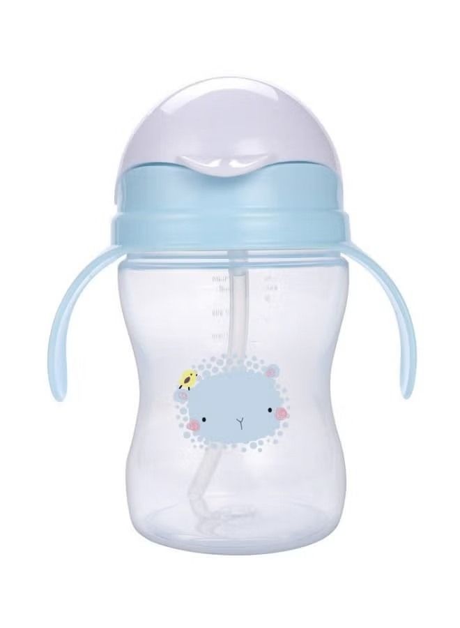 ORiTi Baby Sippy Cup With Handle Blue/White 260ml - Image 1