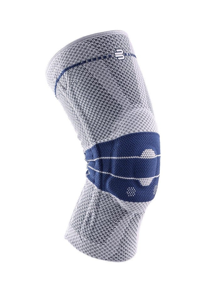 Bauerfeind - GenuTrain - Knee Brace - Targeted Support for Pain Relief and Stabilization of The Knee, Provides Relief of Weak, Swollen, and Injured Knees- Size 4 - Color Titanium - Image 2