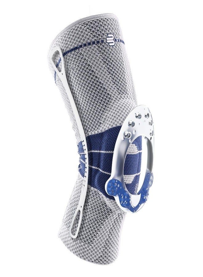 Bauerfeind - GenuTrain - Knee Brace - Targeted Support for Pain Relief and Stabilization of The Knee, Provides Relief of Weak, Swollen, and Injured Knees- Size 4 - Color Titanium - Image 3