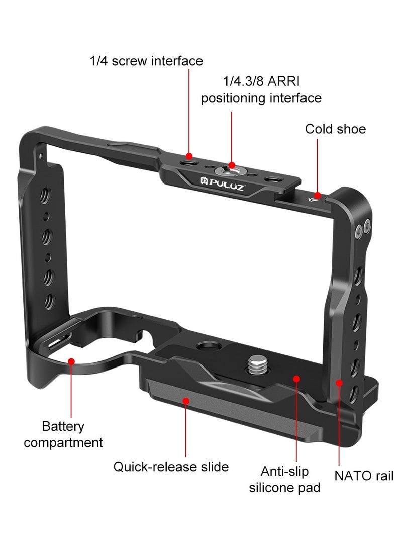 PULUZ For Sony ZV-E10 II / ZV-E10M2 PULUZ Metal Camera Cage Stabilizer Rig  - Image 3