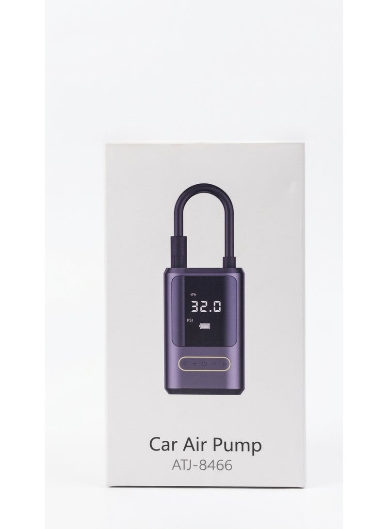 Portable Digital Car Air Pump, 150 PSI Electric Tire Inflator with LCD Display and Auto Shut-Off ATJ-8466 - Image 1