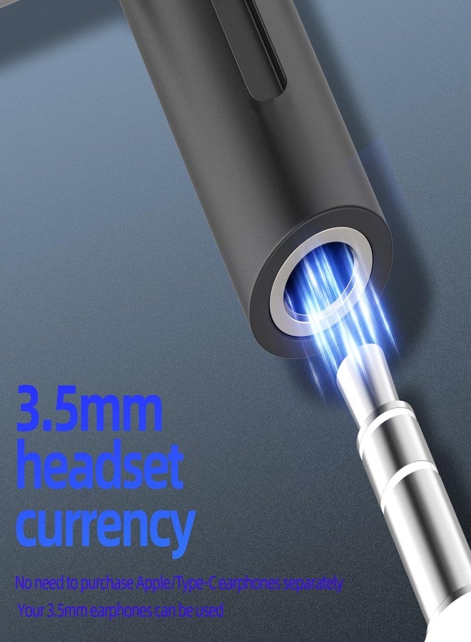 HOYULLI USB C Lightning to 3.5mm Headphone Audio Jack Adapter(2 in 1)for iPhone 16 15 14 AUX Cable Splitter for Apple Compatible for Samsung S25 for iPad Microphone Connector Android Car Auxiliary Accessories - Image 5