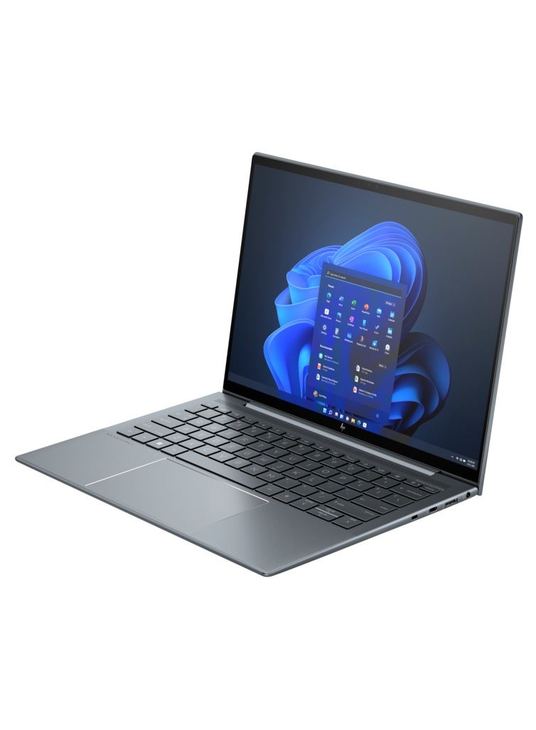 HP لابتوب دراجون فلي G4 بشاشة WUXGA مقاس 13.5 بوصة (1280 × 1920) IPS ومعالج كور i7-1355U وذاكرة وصول عشوائي رام سعة 32 جيجابايت ومحرك أقراص اس اس دي سعة 1 تيرابايت ونظام تشغيل ويندوز 11 برو وبطاقة رسومات انتل ايريس اكس اي مدمجة الإنجليزية/العربية أزرق الداكن - Image 3