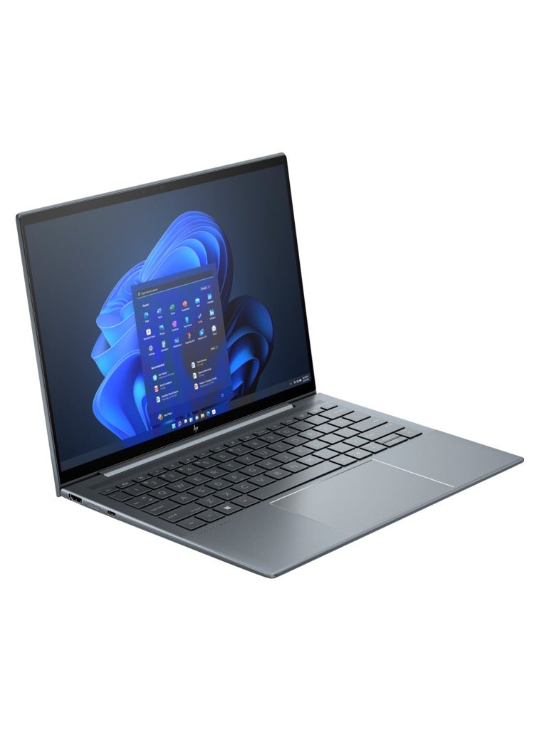 HP لابتوب دراجون فلي G4 بشاشة WUXGA مقاس 13.5 بوصة (1280 × 1920) IPS ومعالج كور i7-1355U وذاكرة وصول عشوائي رام سعة 32 جيجابايت ومحرك أقراص اس اس دي سعة 1 تيرابايت ونظام تشغيل ويندوز 11 برو وبطاقة رسومات انتل ايريس اكس اي مدمجة الإنجليزية/العربية أزرق الداكن - Image 2