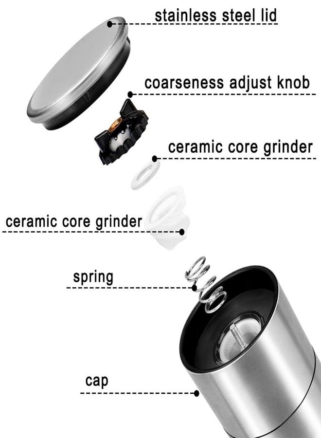 Gulex Salt Grinder Pepper Mill, and Set (Single Grinder) - Image 5
