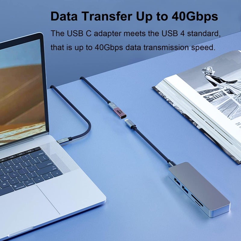 Tobo USB Type C Female to Female 40Gbps Coupler Connector for Thunderbolt, Switch, MacBook, Laptop, Tablet, Phone (TD-1079TC) - Image 3