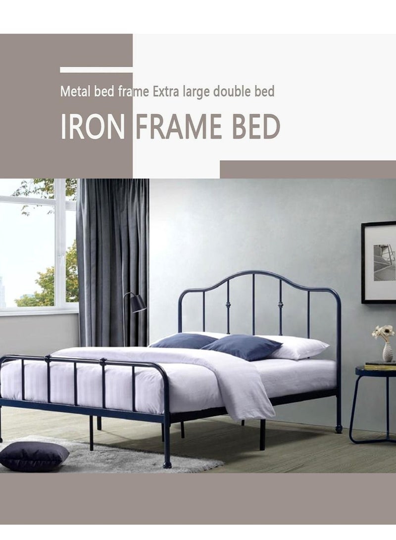 Living Steel Bed With Thick Steel Base 200*160*115cm  - Image 3