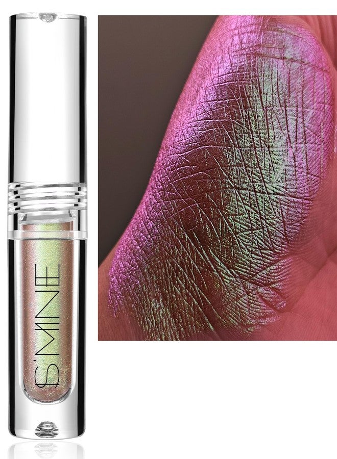 IS'MINE Glitter Liquid Eyeshadow, Chameleon Metallic Multi-Dimensional Holographic Highly Pigmented Multichrome Eyeshadows Makeup (#06) - Image 1