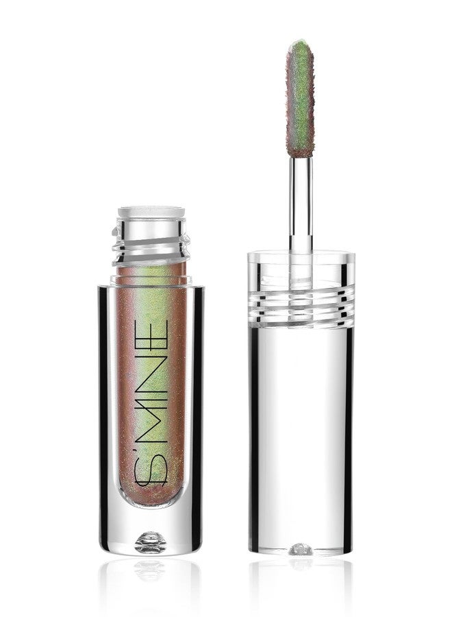 IS'MINE Glitter Liquid Eyeshadow, Chameleon Metallic Multi-Dimensional Holographic Highly Pigmented Multichrome Eyeshadows Makeup (#06) - Image 2