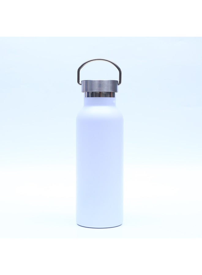 Simple Portable Outdoor Sports Water Bottle Large Capacity Vacuum Space Bottle 304 Stainless Steel Thermos Cup