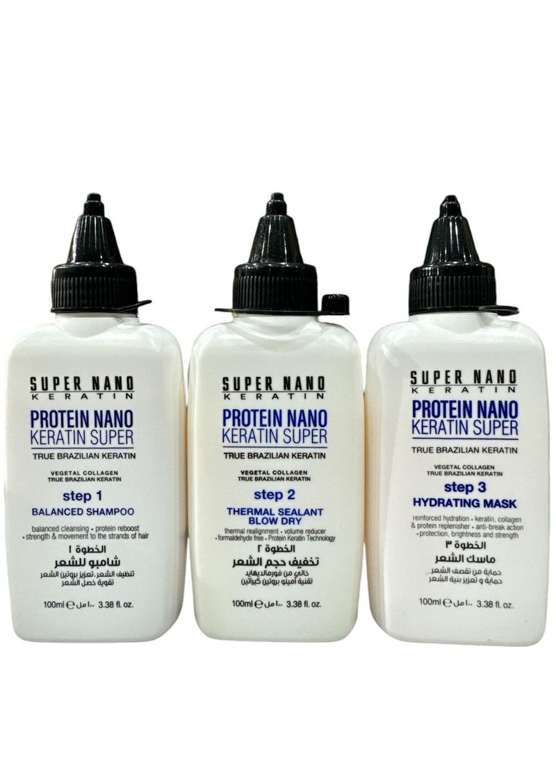 SUPER NANO KERATIN PROTEIN NANO KERATIN SYSTEM 1*100ML - Image 2