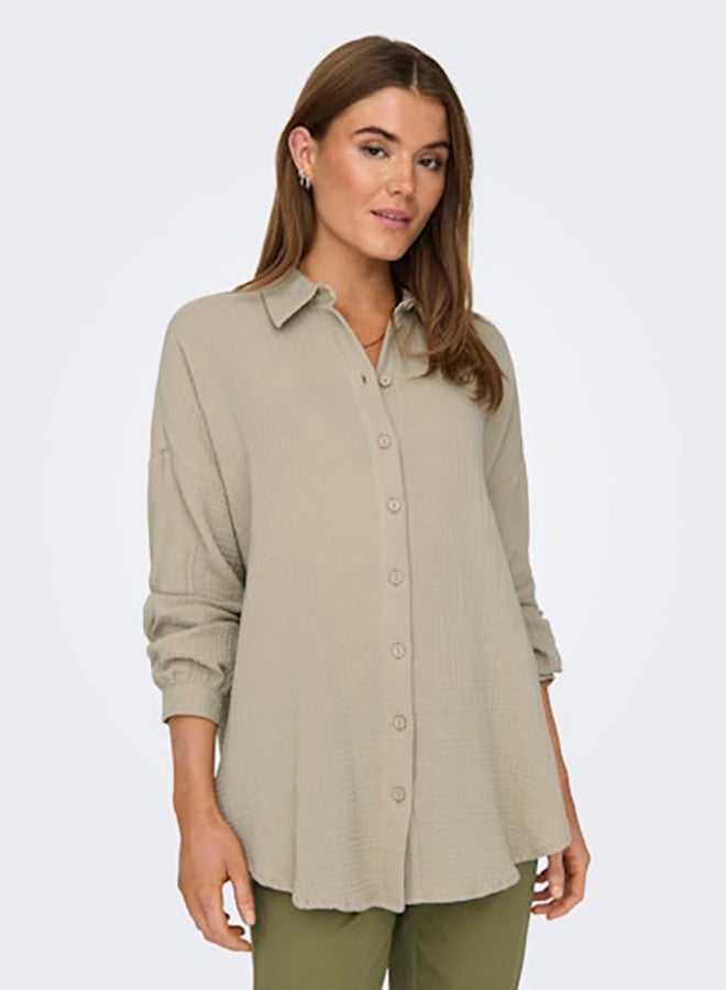 ONLY ONLY Womens Thyra Oversized Shirt Woven  - Image 2