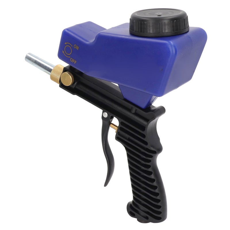 Sandblaster Sand Blaster Sandblasting Spray Gun Tool Set Kit for Spraying Cleaning Blue - Image 4
