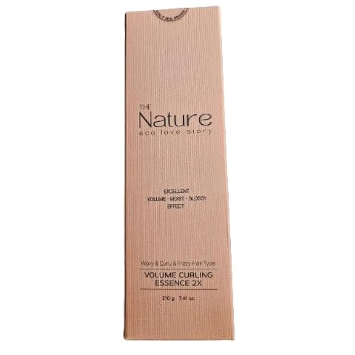 Generic Volume Curling Essence 2x The Natural Eco Love Strong Hold Curl 100% Plant-based Vegan 7.41 fl oz./ 210 g, Beige - Image 1