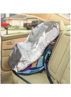 Baby Car Seat Sun Shade Cover, Infant Car Seats Heat Protector Keeps Your Toddler Baby Seat at a Cool Temperature, Covers, and Blocks Out Heat & Sun, Reflective Baby Seat Covers For Car Seats.